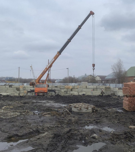 Ход строительства: 23 марта 2023 года